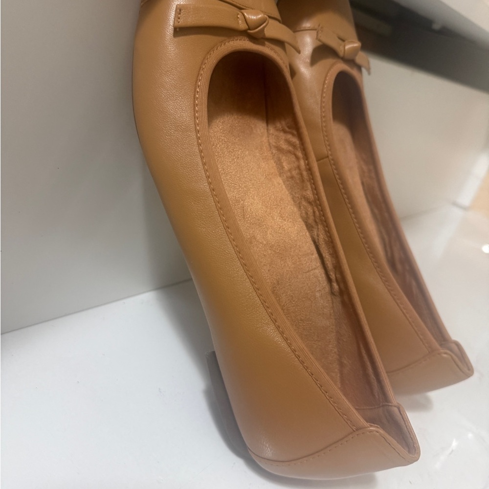 Leather ballet flats,Vionic Amorie Skimmers in new conditions orthopedic comfort - Picture 14 of 16